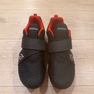 Peloton Black and Red Shoes